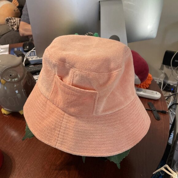 Women's Lack of Color Wave Bucket Hat, Size Med/Large, Peach Terry - NWT - Picture 4 of 5